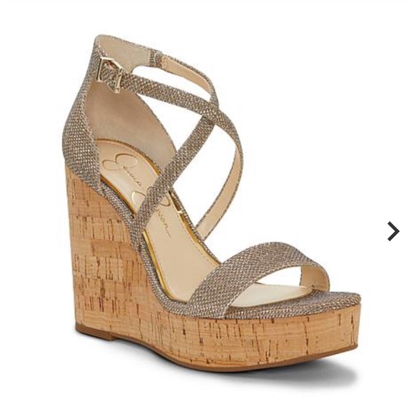 jessica simpson wedge slides